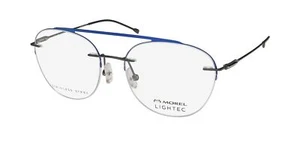 LIGHTEC 30219L EYEGLASS FRAME/GLASSES "MAFIA BOSS" LOOKS MENS FULL-RIM AUTHENTIC - Picture 1 of 17