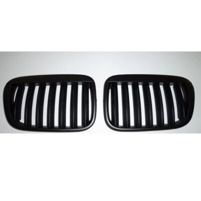 Fit 1998-2001 BMW 3-series E46 Sedan 325i Front Grille Grill X5 Look Black Foto 1 de 4