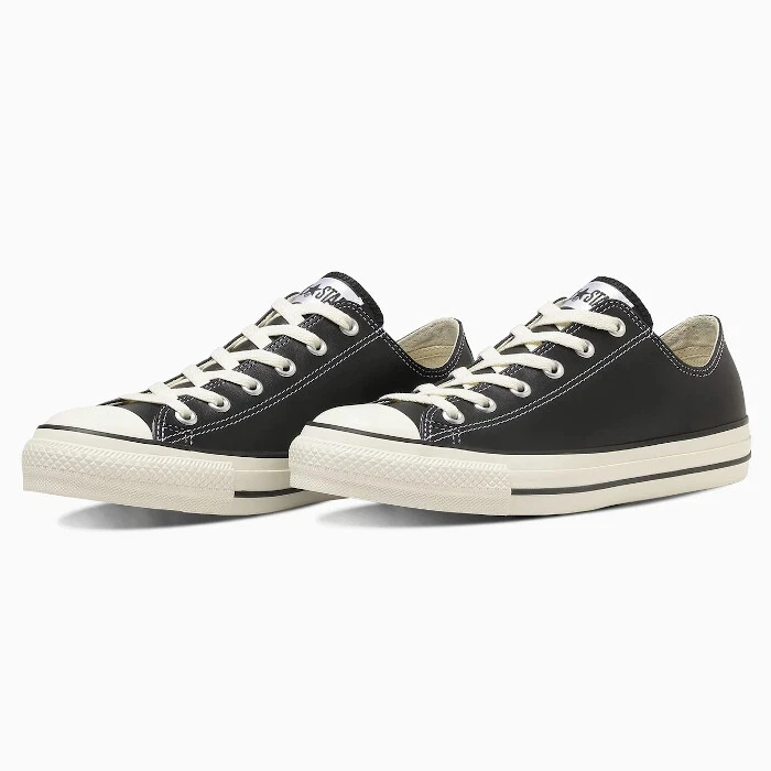 JAPÓN LIMITADO CONVERSE CUERO ALL STAR R OX BLANCO NEGRO Foto 1 de 1