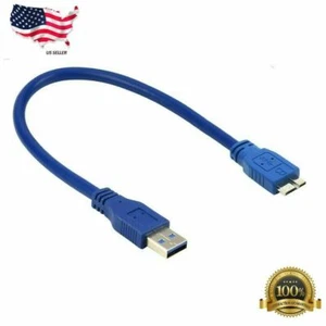 USB 3.0 CABLE CORD FOR SEAGATE BACKUP PLUS SLIM PORTABLE EXTERNAL HARD DRIVE HDD - Picture 1 of 4