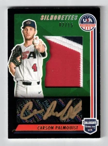 2022 Stars & Stripes RC PATCH AUTO Carson Palmquist! RPA! Rookie! Autograph! /15 - Picture 1 of 2