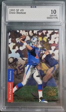 Drew Bledsoe RC Rookie Card 1993 SP FOIL #9 Patriots ELITE G.S ~EGS~ GEM MINT 10