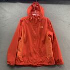 The North Face HyVent Triclimate 3 in 1 Jacket Women Size XL Orange Lined Fleece