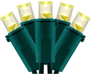 YULETIME 200 Warm White Wide Angle LED Christmas Lights, 66 Feet - Picture 1 of 9