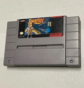 Star Fox (Super Nintendo SNES, 1993) Super FX Authentic Cartridge - Picture 1 of 10