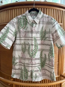 Reyn Spooner Men's "FERN TAPA BY EDDY Y" Natural Classic Fit FBF Shirts Sizes - Picture 1 of 4