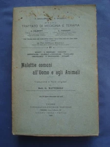 Medicina Mosny Bernard E Altri Malattie Comuni All'uomo E Agli Animali 1907 - Imagen 1 de 1
