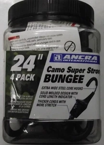 Ancra 95729 24" tarnfarben superstarke Bungee Schnüre 4er-Pack - Bild 1 von 1