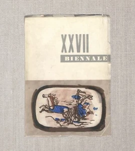 XXVII BIENNALE INTERNAZIONALE D'ARTE VENEZIA 27 B 1954 Copertina Georges Braque - Foto 1 di 7
