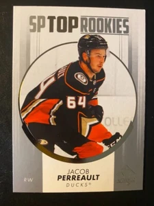 Jacob Perreault RC 2022-23 Insert SP Authentic Top Rookies #TR-12 Anaheim Ducks - Picture 1 of 2