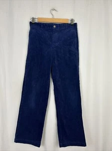 Vineyard Vines Girls Kids Size 14 Navy Blue Cotton Corduroy Pants 28x25" - Picture 1 of 17