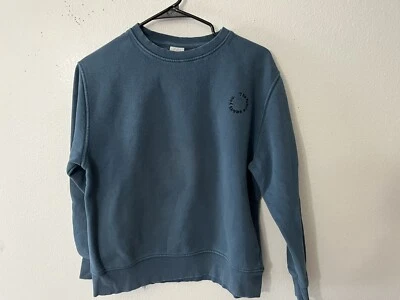 Sudadera con capucha azul The Future Awaits You de la colección Zara para niños talla 13-14 Foto 1 de 4