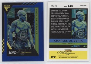 2022 Panini Chronicles UFC Flux Blue /99 Charles Oliveira #349
