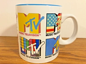 Tazza tazza tè caffè jumbo ceramica logo retrò MTV Music Television 20 oz anni 90 80 - Foto 1 di 11