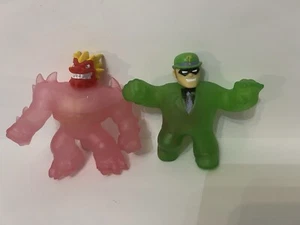 Heroes Of Goo Jit Zu DC Comics The Dragon and Riddler Rubber Stretchy Gel Filled - Picture 1 of 1