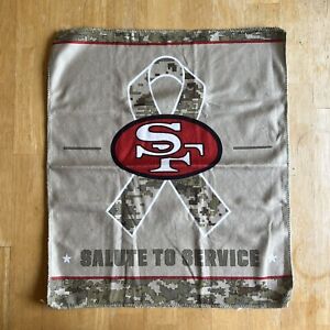 San Francisco 49ers Rally Towel Football Salute To Service SGA