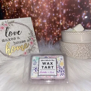 Lavender & Herbs Wax Melt Tarts 100% Soy, Heavily Scented & Hand Poured - Picture 1 of 3