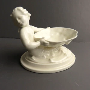 Vintage Royal Worcester Cherub Salt Dish Blanc De Chine White Porcelain England - Picture 1 of 10