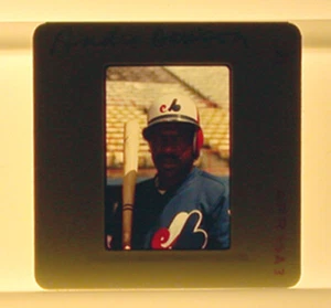 MLB Montreal Expos 1985 Andre Dawson 1 foto negativa de J. Wallin - Imagen 1 de 1