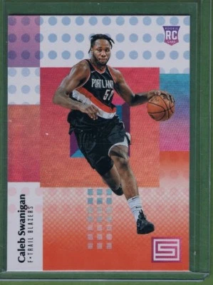 17-18 Panini Status Orange Rookie Caleb Swanigan #146 Portland Trail Blazers - Image 1 of 2