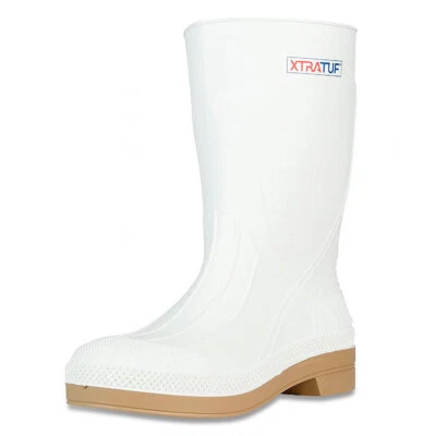 Bota blanca camarón XTRATUF para hombre (75136-WHT) Foto 1 de 4