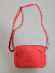 Vera Bradley Petite Cross Body Purse In Coral - Picture 1 of 11