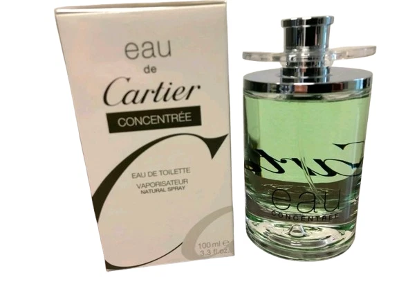 Cartier Eau de Concentree 3,3 oz/100 ml Unisex Edt Spray Nuevo En Caja Foto 1 de 1