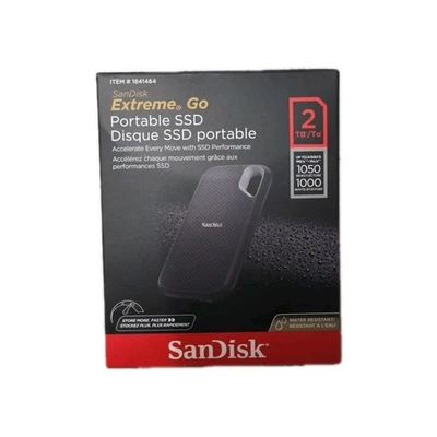 SanDisk NVMe Extreme Go Portátil 2TB Externo SSD USB 3.2 Gen 2 USB-C - Imagen 1 de 2