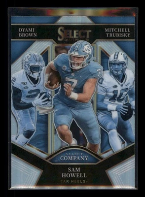 2022 Select Draft #SC-UNC D. Brown M. Trubisky S. Howell Company Silver Prizm - Image 1 of 2
