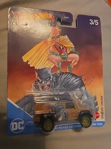 Hot Wheels Premium Pop Culture DC Batman Land Rover,Defender 110 Hard Top,2022 - Picture 1 of 1