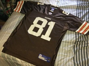Cleveland Browns Mens L Jersey Antonio Bryant #81 Signed(No COA)NFL Reebok.FS! - Picture 1 of 13