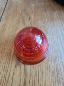 Amber Glass Lens (L594) Fits:Land Rover Series 2,2A,3 Used Excellent Condition - Picture 1 of 4