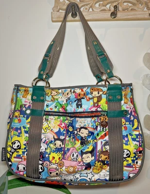 Retired 2009 Tokidoki Celebrazione Carezza Tote Bag Large HTF Clean  Barely Used - Image 1 of 4