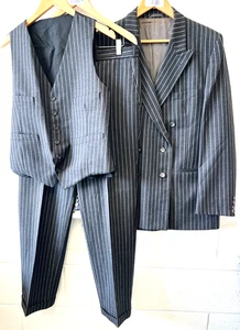 Vintage, Christian Dior Monsieur, Men's Suit, Grey *Measurements In Description* - Picture 1 of 20