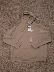 *NEU* Herren NIKE CLUB FLEECE PULLOVER HOODIE KHAKI (BV2654 247) Gr. XL - Bild 1 von 4