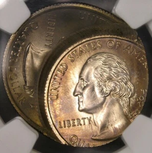1999 GEORGIA WASHINGTON QUARTER RARE DOUBLE STRUCK 2ND 30% O/C NGC MS 66 PQ GEM+ - Picture 1 of 5