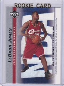 LEBRON JAMES ROOKIE CARD Cleveland Cavs RC 2003/04 Upper Deck LOS ANGELES LAKERS - Foto 1 di 2