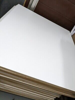 Double Sided White Melamine Mdf Sheets 15mm Decorative Board Shelves Campervans • 8£