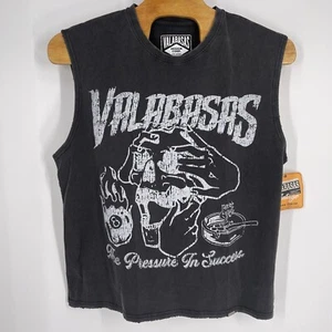 Camiseta para hombre Valabasas Pressured Success sin mangas talla 2XL vintage negra - Imagen 1 de 6