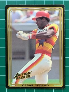 Cesar Cedeno #29 Embossed Card Action Packed Hi-Pro Marketing 1992 - Picture 1 of 2