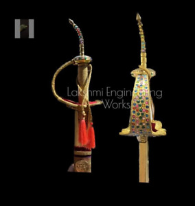 BHAVANI SWORD , MARATHA DHOP,MULTIDECORATED STONES HILT, SPECIAL SCABBARD