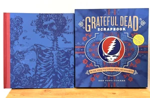 GRATEFUL DEAD SCRAPBOOK THE LONG STRANGE TRIP IN STORIES , PHOTOS, WITH CD - Picture 1 of 18