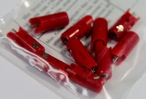 Marklin 71415, Enchufes Estilo Nuevo, Paquete de Diez Rojo, Rápido Bajo Costo ¡Envío a EE. UU.! - Imagen 1 de 2