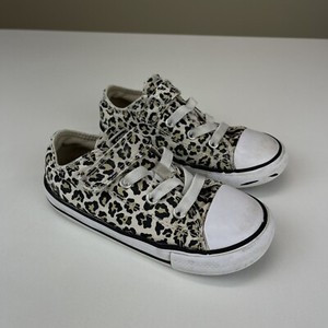 infant leopard print converse