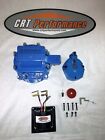 BLUE 8 cyl HEI Distributor Cap, Coil Cover + Rotor & 65,000 Volt Coil GM CHEVY