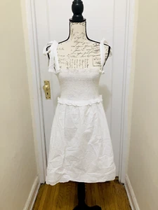 REFORMATION Dawson Kleid weiß Größe M Orig. 195 $ neu mit Etikett - Bild 1 von 6
