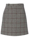 NWT Carven Gray Plaid Mini Skirt Size 40 $350