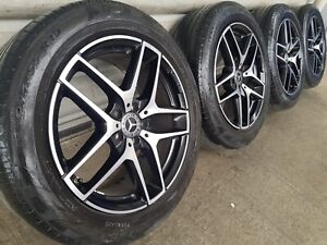 Genuine Mercedes GLC 19" AMG Line Alloy Wheels And Tyres A2534011800 Black Mint