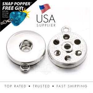 DIY Schnappschmuck 18 mm Verbinder Einzelring: Passend für 18 mm Druckknöpfe - 5 oder 10 Stück - Bild 1 von 6