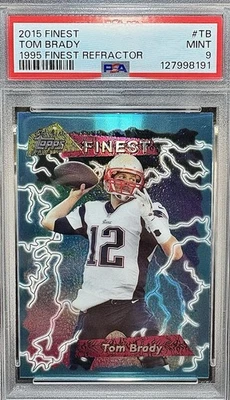 Topps Finest 2015 - 1995 Rookie Refractor Tom Brady #95FRRTB Foto 1 de 2